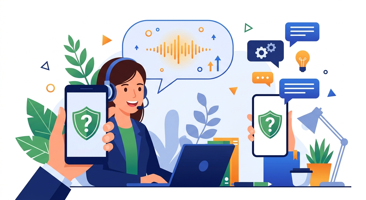 Customer support illustration